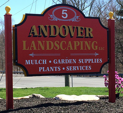 Andover Landscaping Sign